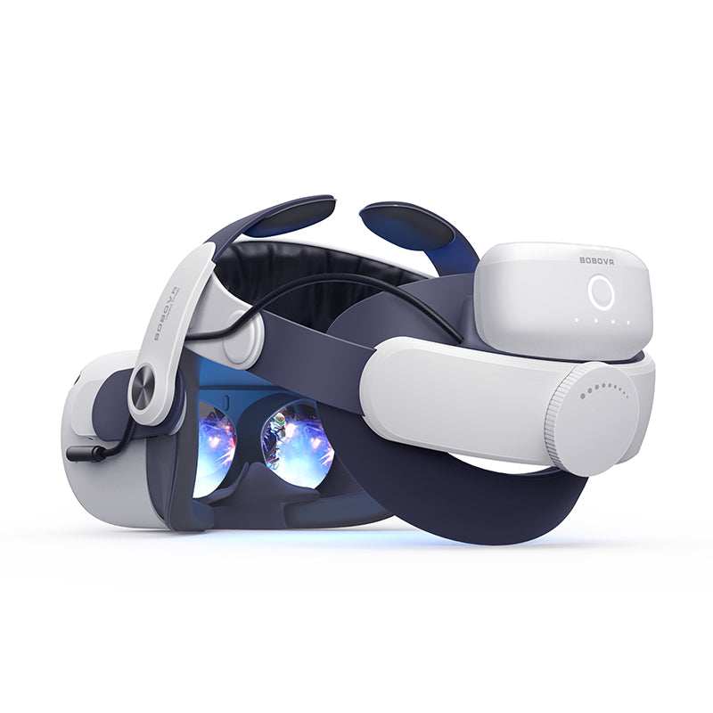 BOBOVR M2 Pro+ Battery Strap for Oculus Quest 2 Rechargeable 5200mAh Battery Headband for Virtual Reality BOBOVR M2 Pro+ Battery Strap for Oculus Quest 2 Rechargeable 5200mAh Battery Headband for Virtual Reality